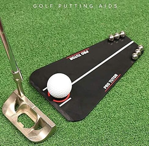 2025 New Golf Putting Tutor with Free Zipper Case, Golf Accessories Swing Trainer/Putting Training Aid, Mirror Alignment for Indoor and Outdoor in Saudi Arabia