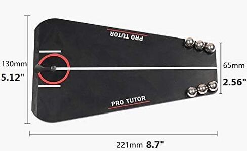 2025 New Golf Putting Tutor with Free Zipper Case, Golf Accessories Swing Trainer/Putting Training Aid, Mirror Alignment for Indoor and Outdoor in Saudi Arabia