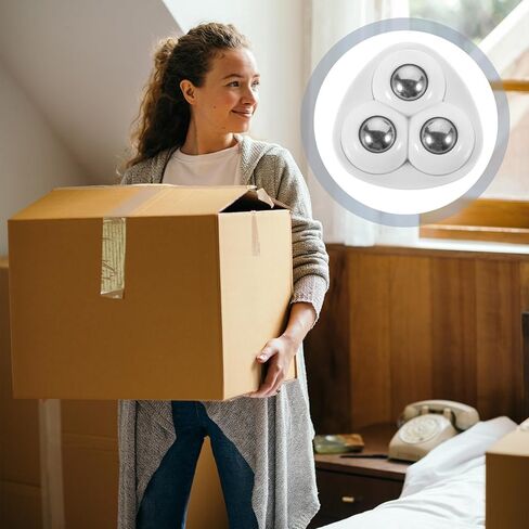 Self Adhesive Paste Caster Wheels for Furniture Bucket, Ball Castors Flat for Furniture ABS Material Load Capacity 20 LBS Per Wheel Mini Universal Wheel for Trash Can Storage Boxes 12 PCS (White) in Saudi Arabia