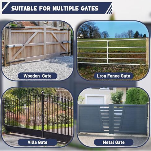 عجلة بوابة سياج شديدة التحمل مقاس 6 بوصات - سعة 500 رطل لبوابات الأنابيب المعدنية والبوابات الخشبية مع عجلات محملة بنابض دوارة 360 درجة - تتضمن مسامير ومفتاح ربط - دحرجة سلسة على جميع التضاريس in Kuwait