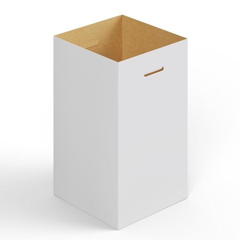 10 عبوات من حاويات القمامة وإعادة التدوير من الورق المقوى المموج، سعة 40 جالونًا - تتضمن 10 بطانات، وصناديق شديدة التحمل يمكن التخلص منها للمناسبات والحفلات in Kuwait