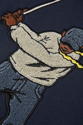 سترة بغطاء للرأس للرجال من Eastside Golf بشعار Core Fleece Swingman، بلوفر من مزيج القطن مع شعار مطرز وطبقة كلاسيكية مناسبة in Kuwait