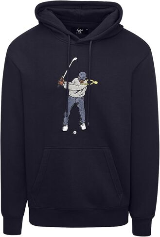 سترة بغطاء للرأس للرجال من Eastside Golf بشعار Core Fleece Swingman، بلوفر من مزيج القطن مع شعار مطرز وطبقة كلاسيكية مناسبة in Saudi Arabia
