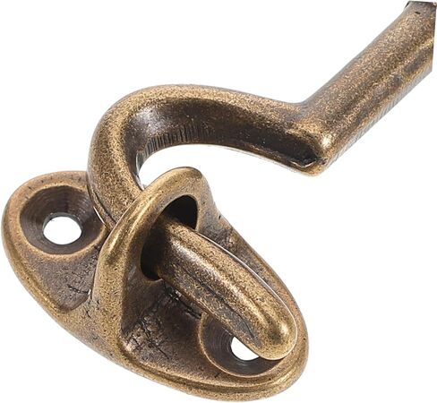 POPETPOP Rotating Latch Durable Door Hook for Easy Installation Windows and Doors Includes Screws Vintage Style for Home Safety in Saudi Arabia
