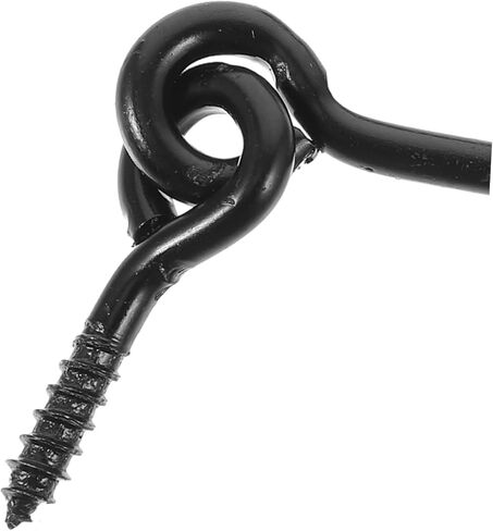 Homoyoyo 10Pairs Swivel Hook Latch Door Lock Heavy Duty Metal Hook for and Window Closure Easy Installation with Screws Durable Design in Saudi Arabia