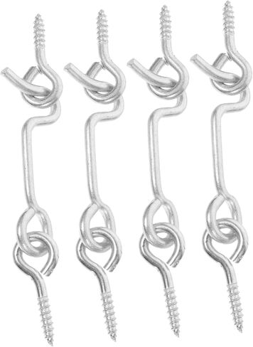 POPETPOP 4-Pack 1.5 بوصة مزلاج باب من الصلب الكربوني مسامير مزلاج أمان لأبواب المقصورة والنوافذ والشاشة in Saudi Arabia