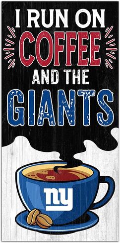 NFL Chicago Bears 6x12 Run On Coffee Sign in Saudi Arabia