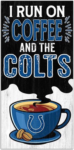 NFL Chicago Bears 6x12 Run On Coffee Sign in Saudi Arabia