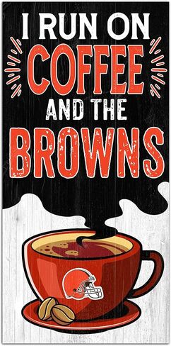 NFL Chicago Bears 6x12 Run On Coffee Sign in Saudi Arabia