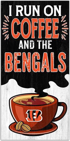 NFL Chicago Bears 6x12 Run On Coffee Sign in Saudi Arabia