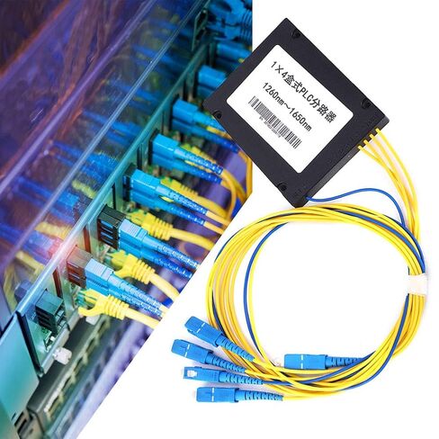 جهاز تقسيم الألياف الضوئية أحادي الوضع 1X4 PLC مع واجهة SC/، وخسارة إدخال منخفضة، واتصال موثوق، واستقرار بيئي، مثالي للأسلاك المنزلية و in Kuwait