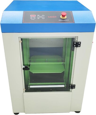 TECHTONGDA Automatic Clamping Paint Shaker Mixing Machine, Glue Paste Shaker Mixing Blending Equipment Stirrers, 0.5-20L Paint Shaker Mixer, Height Range 3.15-15 Inch, Max Weight 66 LB, 110V in Saudi Arabia