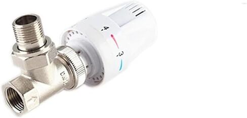 1/2 "3/4" 1 "صمام مشعاع نحاسي ثرموستاتي نوع مستقيم التحكم التلقائي في درجة الحرارة التدفئة الأرضية (1") in Kuwait