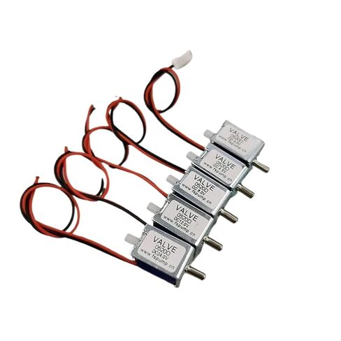 0520D مايكرو صمام الملف اللولبي الكهربائي الصغير تيار مستمر 3 فولت 4.5 فولت 6 فولت 12 فولت 24 فولت مغلق عادة N/C التحكم صمام تدفق الهواء الغاز صمام تنفيس صغير (12 فولت) in Kuwait