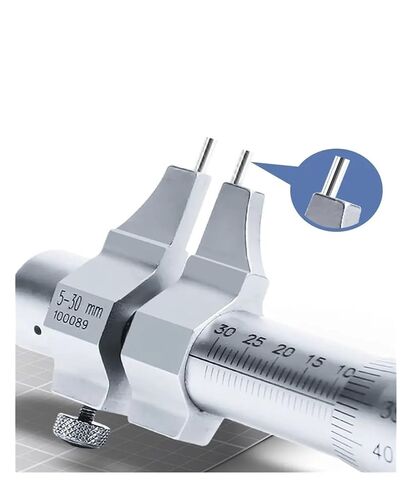 Three-Claw Inner Diameter Micrometer 1pcs Two-Point Inner Diameter Micrometer high-Precision Hole Measuring Tool-Caliper Slot(75-100mm) in Saudi Arabia