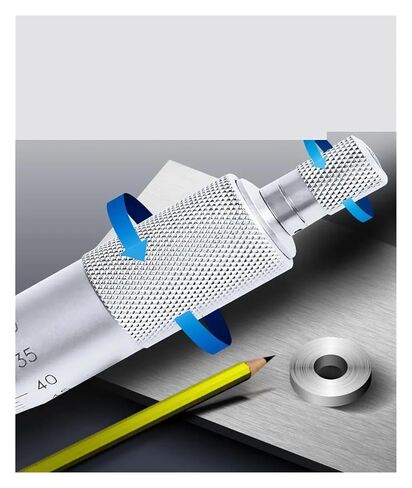 Three-Claw Inner Diameter Micrometer 1pcs Two-Point Inner Diameter Micrometer high-Precision Hole Measuring Tool-Caliper Slot(75-100mm) in Saudi Arabia