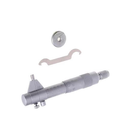 Three-Claw Inner Diameter Micrometer 1pcs Inside Micrometer Stainless Steel Carbide-Tipped Wear Resistant Locking Clamp Satin Finish Dual-Use Caliper Type for Inner 5-30mm in Saudi Arabia