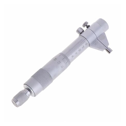 Three-Claw Inner Diameter Micrometer 1pcs Inside Micrometer Stainless Steel Carbide-Tipped Wear Resistant Locking Clamp Satin Finish Dual-Use Caliper Type for Inner 5-30mm in Saudi Arabia