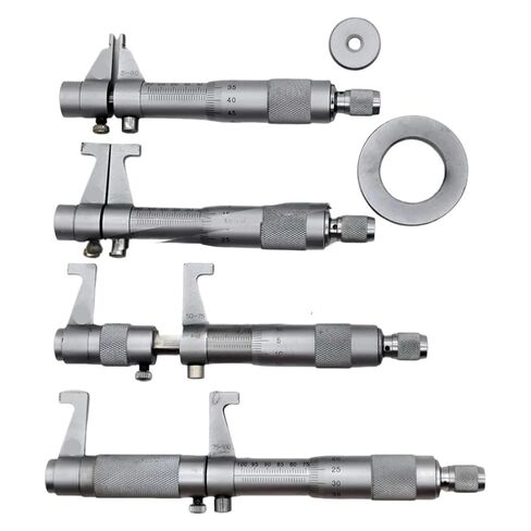 Three-Claw Inner Diameter Micrometer 1pcs Inside Micrometer 0.01mm Metric Carbide Ratchet Screw Gauge Measuring Tool 5-30mm 25-50-75-100-125-150-175-200mm(150-175mm) in Saudi Arabia