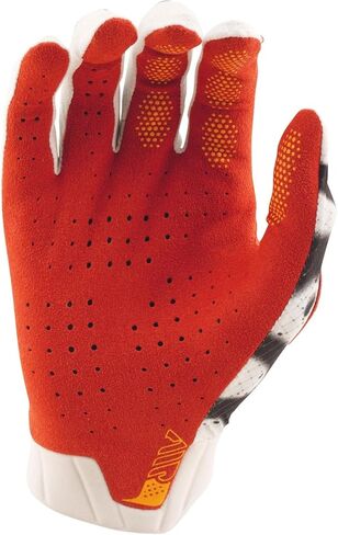 Troy Lee Designs Air Adult Motocross MX Off-Road Mountain Bike BMX Glove, Membrane White/Infra Red, Large in Saudi Arabia