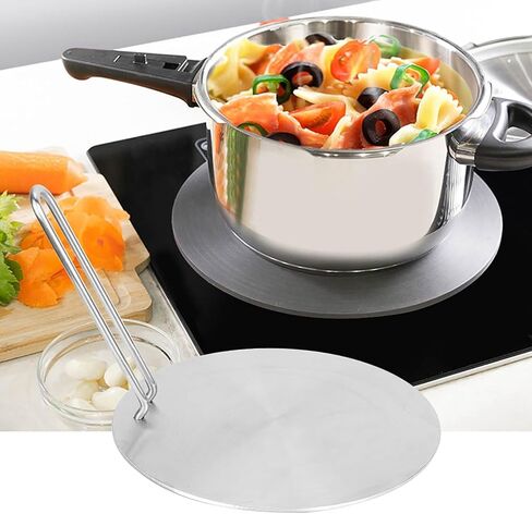 Stainless Steel Heat Diffuser, Heat Diffuser Plate, Heat Induction Plate for Induction Cookers, Gas Stoves, Rice Cookers, Etc (22cm) in Saudi Arabia