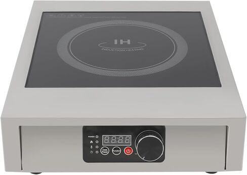 3500W Commercial Induction Cooktop, Professional Portable Electric Stove with LED Display, Single Burner Hot Plate for Cooking, 110V, Compact Design (17.72"x13.78"x4.72") in Saudi Arabia