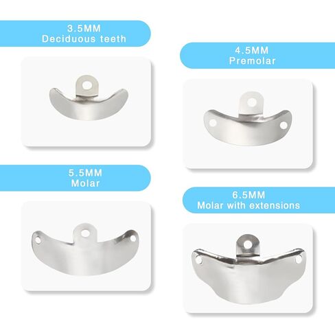 Dental Sectional Matrix System Matrix Bands R6 Nickel Titanium Clamp Ring Sectional Contoured Metal Matrices in Kuwait
