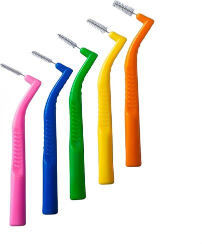 30 قطعة، فرش بزاوية على شكل حرف L، بين الأسنان، أحجام مختلطة، ألوان مختلطة in Kuwait