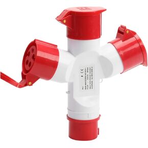 One-Point Three-Point Industrial Socket 5X16A Three-Way Aviation Plug Waterproof IP44 1015-3 in Kuwait