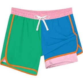 ملابس سباحة للأولاد من Cozople مع بطانة مضغوطة، بدلة سباحة كلاسيكية سريعة الجفاف، ملابس سباحة قصيرة 7-16T in Kuwait