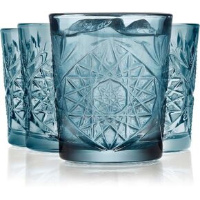 نظارات ليبي قيراط مزدوجة الطراز القديم، أكواب شرب الويسكي ذات الأوجه 12 أونصة، مجموعة زجاجية صخور آمنة للاستخدام في غسالة الأطباق للمشروبات الروحية والكوكتيلات in Kuwait