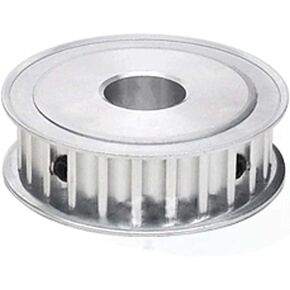 8M 25Teeth Timing Belt Drive Pulley 19mm Bore 8mm Pitch For 15mm Width Belt 8M25T Synchronous Wheel without Step Aluminium Alloy (tooth width: 16mm, bore: 19mm) in Kuwait