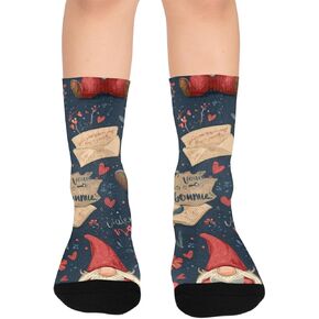 جوارب فالنتاين جنوم للمشي لمسافات طويلة - جوارب شتوية حرارية سميكة دافئة للأطفال الصغار للأولاد والبنات للمدرسة، والارتداء اليومي والأنشطة الخارجية in Kuwait