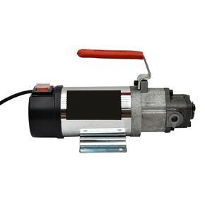 Hydraulic Gear Pump TOP-12A Small DC Motor Oil 12V/24V220V Electric Cycloidal Reducer Auto Refueling 200W(24V) in Kuwait