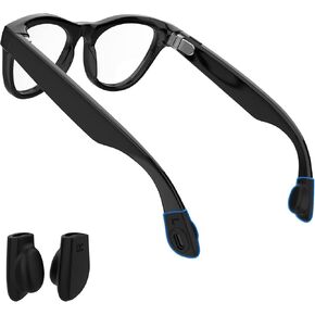 قبضة أذن HIBLOKS للنظارات متوافقة مع Ray-Ban Meta Wayfarer/Skyler/Headliner & Gen 2 ملحقات النظارات الذكية، مثبتات النظارات المرنة المصنوعة من السيليكون المضادة للانزلاق للنظارات الذكية Rayban Gen 2 in Kuwait