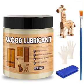 JAOJAO Drawer Wax, Furniture Wax for Wood 7Oz Wood Drawer Lubricant Powerful Lubrication Eliminate Sticking and Noise Drawer Ease for Drawers Doors Hinges Chair Guitar, 200g in Kuwait