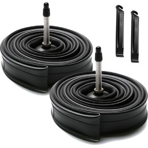 700x32c/700x35c Bike Tube FV48mm Presta Valve 2 Pack Road Bicycle Inner Tubes with 2 Tire Levers Premium Butyl Rubber Gravel Bike Tubes in Saudi Arabia