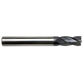 1/8" Diameter x 1/8" Shank 0.015" Radius 4-Flute Corner Radius Typhoon Red Series Carbide End Mill in Kuwait