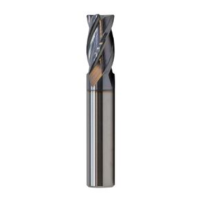 3/8 4-Flute 0.030 Radius Solid Carbide End Mill TiAlN Coated in Kuwait