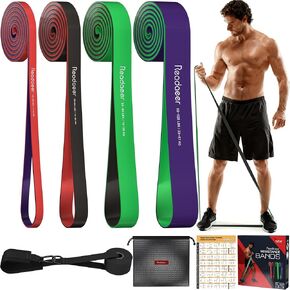 Pull Up Bands, Resistance Bands, Pull Up Assistance Bands Set for Men & Women, Exercise Bands for Working Out, Body Stretching, Physical Therapy, Muscle Training at Home, Gym in Kuwait