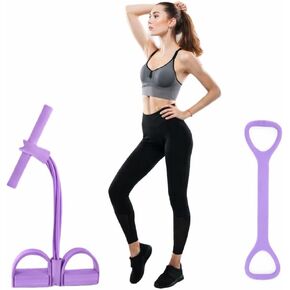 SZ Resistance Band Set – 2 Piece Figure 8 Resistance Band & Pedal Resistance Tubes for Full Body Workout, Arms, Back, Abs & Stretch Training in Saudi Arabia