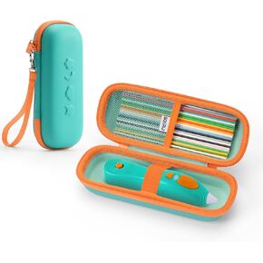 حافظة أقلام SQERO ثلاثية الأبعاد لـ 3Doodler Start+ مجموعة أقلام ثلاثية الأبعاد أساسية للأطفال، حقيبة إعادة تعبئة أقلام تخزين واقية ضد الصدمات أثناء السفر، هدايا لطيفة للأولاد والبنات (حقيبة فقط) in Kuwait