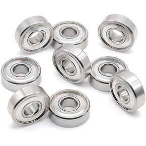 608ZZ سطح المكتب طابعة ثلاثية الأبعاد تحمل خاص 8X22X7 مم كتم سرعة مصغرة الكرات 10 قطعة in Kuwait