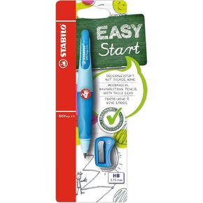 Handwriting Pencil - STABILO EASYergo 3.15 - Right Handed - Light Blue/Dark Blue + Sharpener in Saudi Arabia