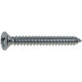 100#6 X 1-1/4" Phillips Oval Head Tapping Screws Chrom in Kuwait
