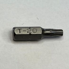 T20 Torx Screwdriver Bit, 1 inch, Black (5) in Saudi Arabia
