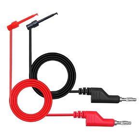 يؤدي اختبار السيارات 3.5 قدم، قابس الموز 4 مم لاختبار مشابك الخطاف، مجموعة أسلاك توصيل اختبار الموز متعددة التحمل لاختبار فلوك/أسترو آي/إنوفا/كلاين، اختبار كهربائي قطعتين in Kuwait