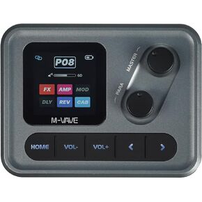 M-VAVE Pocket AMP Effect Pedal Guitar Bass 6 Modules 80+ Built-in Presets Acoustic Effects Chorus Delay Reverb IR CAB Modulation Tremolo Stereo TRS USB Type-C Audio Interface LOOPBACK Recordable in Kuwait