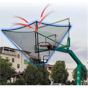 شبكة إرجاع لطوق كرة السلة - شبكة إرجاع - مدرب معلق قابل للطي للشباب/الطلاب، مساعدة معدنية في ممارسة الرماية in Kuwait