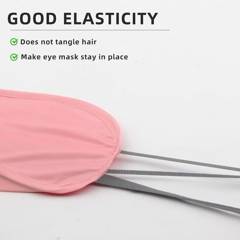 قناع نوم معصوب العينين مكون من 6 قطع لألعاب الحفلات والسفر وفريق النوم ومستلزمات الحفلات - أغطية عيون متعددة الألوان للنوم مع حزام قابل للتعديل - أقنعة نوم للنساء والرجال in Kuwait